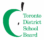 Toronto District School, Food Prep